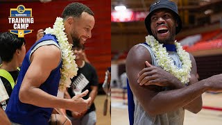 Inside the Warriors First Practice of the Season in Hawaii [upl. by Leal778]