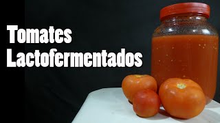 Tomates Lactofermentados  Cómo Hacerlos [upl. by Nylsej141]