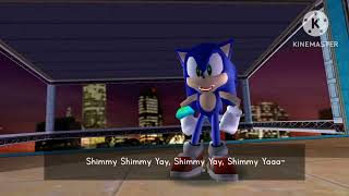 sonic shimmy shimmy ya meme [upl. by Nnylak]