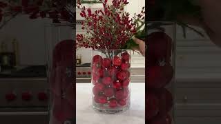 EASY amp ELEGANT Christmas Centerpiece DIY [upl. by Malti]