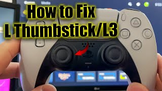 How to Fix PS5 Left Analog Stick Drift  L3 Button Not Working PS5 Left Thumbstick Moving Fix [upl. by Bamberger681]