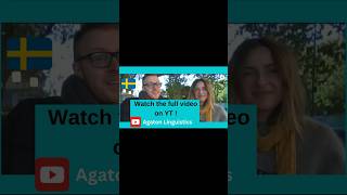 Learn Swedish with Erik amp Klaudia learnswedish swedish swedishlife [upl. by Kred]