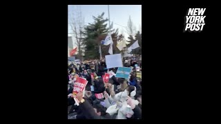 Crowds celebrate after South Korea’s parliament votes to impeach Yoon for martial law decree [upl. by Nagey]