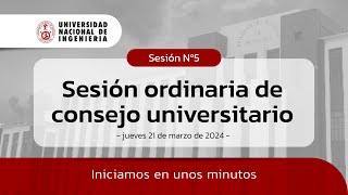 Sesión ordinaria de consejo universitario [upl. by Palila]