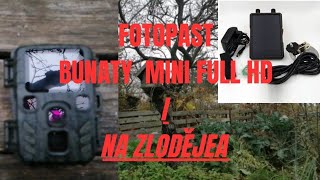 Fotopast BUNATY mini full HD s neviditelný přísvitem Na zvěř nebo zloděje [upl. by Bensen]