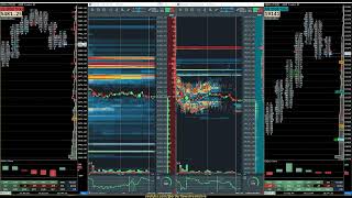 ES amp NQ  Bookmap Heatmap and Footprint Charts  Futures Live Orderflow Stream [upl. by Berne]