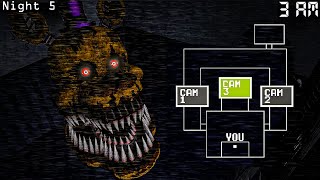 FNAF 4 With CamerasIts TERRIFYING PART 2 [upl. by Kora]