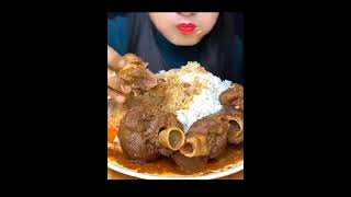 ASMR SPICY MUTTON CURRY WITH EXTRA GRAVY AND RICE EATING CHALLENGE BIG EATINGSHOW MUKBAMGSHORTS [upl. by Rashida]