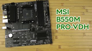 Розпаковка MSI B550M PROVDH [upl. by Yahiya906]