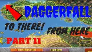 HOW BIG IS THE MAP in Daggerfall Walk Across the Map Part 11 [upl. by Aitnahc314]