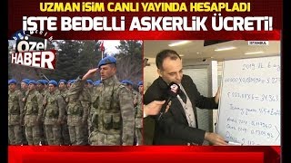 SON DAKİKA Bedelli askerlik ücreti nasıl hesaplanır Bedelli askerlik ücreti ne kadar  A Haber [upl. by Siuluj917]