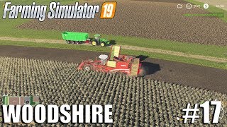 Harvesting Potatoes  Woodshire Timelapse 17  Farming Simulator 19 Timelapse [upl. by Bouley593]