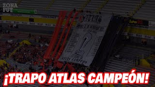 INCREIBLE RECIBIMIENTO DE LA BARRA 51 ATLAS POR EL PRIMER ANIVERSARIO DEL 2DO CAMPEONATO ROJINEGRO [upl. by Anwahsak]