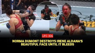 UFC 306 Results Norma Dumont Wins Bloody Battle with Irene Aldana [upl. by Pirozzo642]