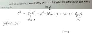 2 134 Wykaż że różnica kwadratów dwóch kolejnych liczb całkowitych jest liczbą nieparzystą [upl. by Lewendal]