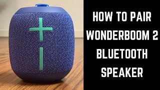 How to Pair Wonderboom 2 Bluetooth Speaker [upl. by Burgess]