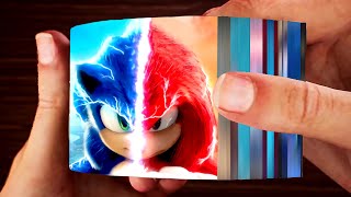 Sonic the Hedgehog 2 2022  Sonic vs Knuckles Scene  Flipbook [upl. by Favata]