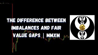 ICT Gems  The Difference Between Imbalances and Fair Value Gaps  MMXM [upl. by Leynwad]