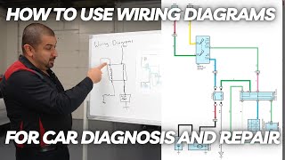 How to Use Wiring Diagrams For Car Electrical Diagnosis and Repair [upl. by Yanal]