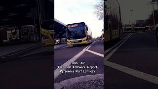 Linia AP k Katowice Airport Pyrzowice Port Lotniczy [upl. by Richella]