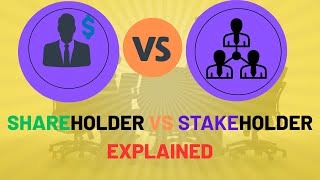 Difference between stakeholders and shareholders explained Everything needed to know [upl. by Fairman75]