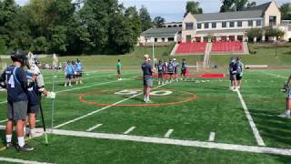 Dean Lamela Teaches Off Ball Defense at Blue Star Lacrosse AllStar Fall Ball [upl. by Hodgkinson]