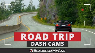 Dash Cams on a Road Trip  BlackboxMyCar [upl. by Nylarac]