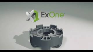 ExOne Metal Binder Jet 3D Printing Process [upl. by Mushro]