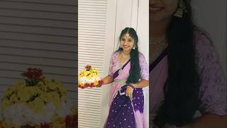 First Day బతుకమ్మ శుభాకాంక్షలు bathukamma shortsfeed foryou viralvideo trending [upl. by Ailedroc]