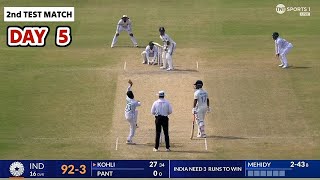 India vs Bangladesh Day 5 Highlights 2024  IND vs BAN 2nd Test Day 5 Full Match Highlights 2024 [upl. by Anisamot]