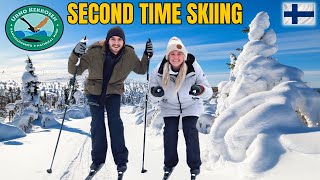 Cross Country Skiing in Finlands SECOND Largest National Park Urho Kekkonen Lapland [upl. by Lyndsie255]