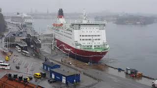 MS Mariella Viking Line arriving in Stockholm [upl. by Charters]