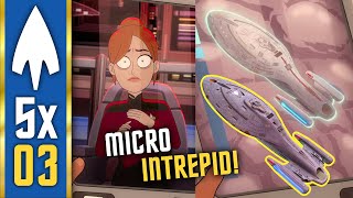 Intrepid Class  Micro Universe Variant  Breakdown  Star Trek Lower Decks Season 5 [upl. by Mose]