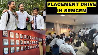 PLACEMENT DRIVE IN SRMCEM  Finally Placement Hogaya🥳🔥 [upl. by Krystyna]