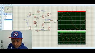 Simulación de Amplificador clase B con TIP 31 y 32 en proteus [upl. by Emawk]