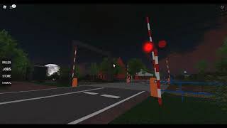 Przejazd kolejowy w Sęczkowie Polish car driving Roblox [upl. by Ethbinium]