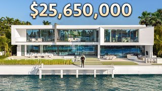 Touring a 25000000 Waterfront Home with a FLOATING BEDROOM [upl. by Reimer]