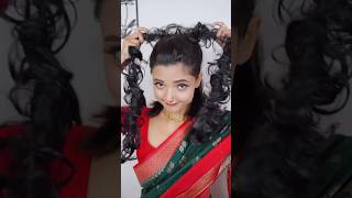 1min juda hairstyle 😍❤️ juda hairstyles hairtutorial bunhairstyle ashortaday shorts [upl. by Gerrie814]