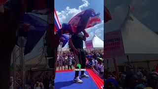 NPP supporters enjoy Great Ampong’s energetic performance 🇬🇭 [upl. by Ronile]