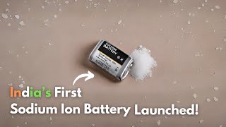 Indias First Sodium ion Battery is Launched  Sodion Energy⚡⚡🔋 [upl. by Aivekal802]