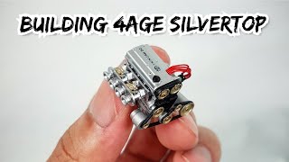 Building a Tiny 4AGE Silvertop Engine 124 scale model car Toyota Trueno AE86 [upl. by Shear]