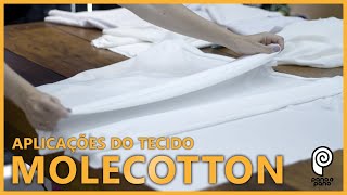 TECIDO MOLECOTTON Demonstração  Pano e Pano [upl. by Frasquito]