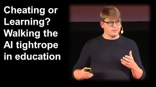 Cheating or Learning Walking the AI tightrope in education  Erik Winerö  TEDxGöteborg [upl. by Oliy753]