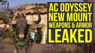 Assassins Creed Odyssey DLC  New Armor amp Mount LEAKED  Exclusive Weapon Giveaway AC Odyssey DLC [upl. by Ulrick]