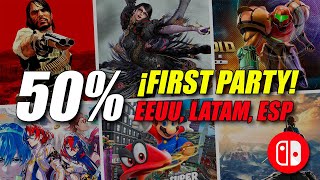 ¡BLACK FRIDAY en juegos FIRST PARTY REBAJAS Switch 💸 Ofertas Nintendo Switch Eshop Noticias Switch [upl. by Nnasus286]