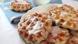 Cinnamon Roll Waffles [upl. by Dolley624]