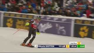 Shiffrin Locks Second Straight Slalom Title With ARE Win  US Ski Team [upl. by Cassil]