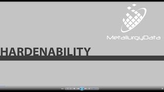 Hardenability – Steel – Snippet from ‘Steel Metallurgy’ [upl. by Cirek826]