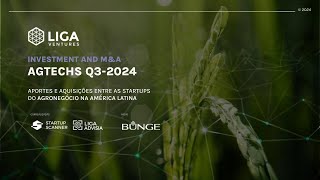 Webinar Investment and MampA Agtechs 2024 [upl. by Dowzall]