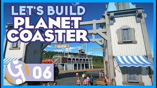 Western Promenade  Lets Build Planet Coaster 06 [upl. by Dobb]